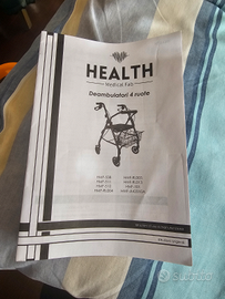 Deambulatore 4 ruote