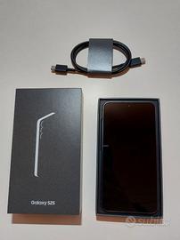 Samsung Galaxy S25 256gb nero + cover originale