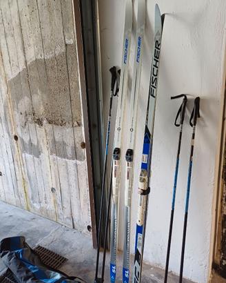 Sci da fondo e scarpe