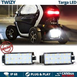 2 Placchette Luci Targa LED CANbus Per Lancia, Omologate