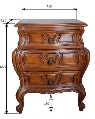 Comodini in stile Barocchetto 