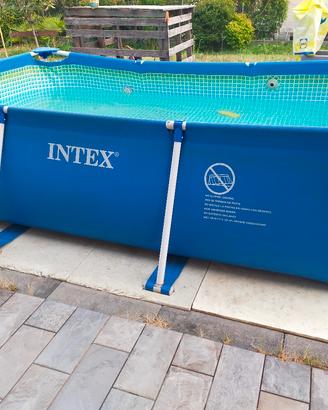 Piscina 3x2 Intex con filtro a sabbia e cartuccia 