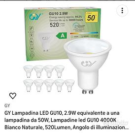 Lampadine led attacco GU10