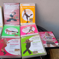 9 dvd ginnastica da camera varia