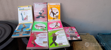 9 dvd ginnastica da camera varia