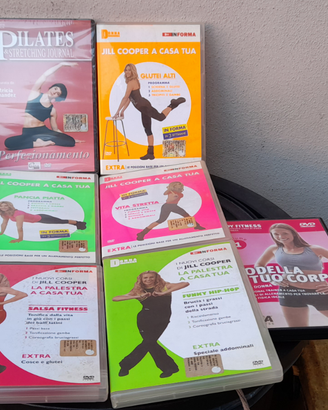 9 dvd ginnastica da camera varia