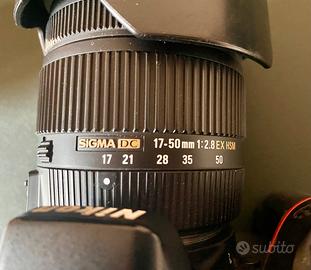Sigma 17-50mm f2.8 stabilizzato attacco Nikon
