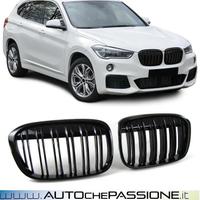Griglie Nere per Bmw X1 F48 2015 2019