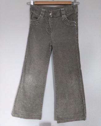 Pantaloni svasati in velluto 7 anni