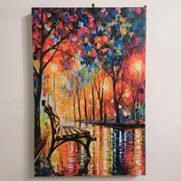 Tela "Loneliness of autumn" di Leonid Afremov