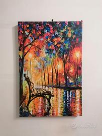 Tela "Loneliness of autumn" di Leonid Afremov