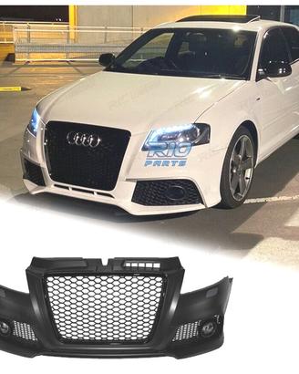 PARAURTI ANTERIORE AUDI A3 8P 08-12 LOOK RS3 PDC