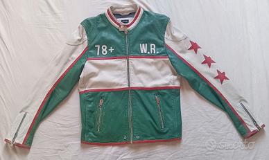 Giacca in pelle tricolore DIESEL tg. L Uomo