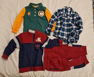 Tuta maglietta camicia 18 mesi neonato 