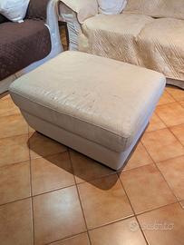 Pouf in pelle