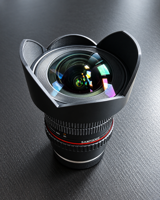 Samyang 14mm f/2.8 attacco Sony FE