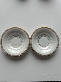 Coppia di piattini Finzi in oro zecchino