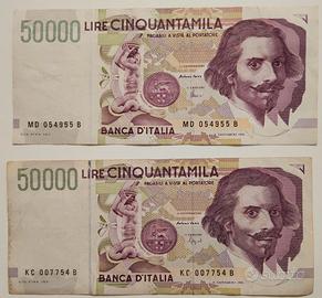 50000 Lire Bernini secondo tipo