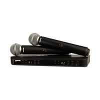 microfoni Shure wireless BLX 288E M 17 SM 58