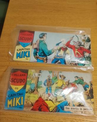 strisce originali capitan Miki anni 60 
