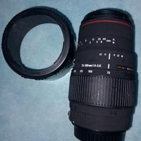 Obiettivo Sigma Apo DG 70-300mm f/4-5.6 per Canon