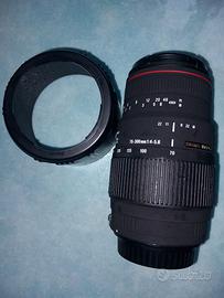 Obiettivo Sigma Apo DG 70-300mm f/4-5.6 per Canon