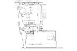 Bilocale spazioso semi mansardato