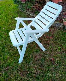 8 Poltrone da giardino pieghevoli