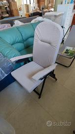 Poltrona reclinabile imbottita pieghevole