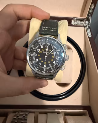 Bulova Pilot A-11 automatico Full set