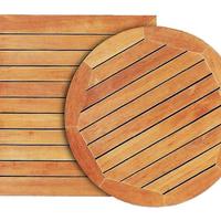 Piano tavolo in legno teak esterno veranda