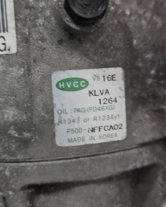 COMPRESSORE HYUNDAI TUCSON 1.7 DIESEL EURO 6 2016-