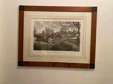 QUADRO CON CORNICE NOCE 98X78