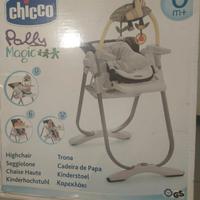 Seggiolone Chicco kit completo pappa sdraietta