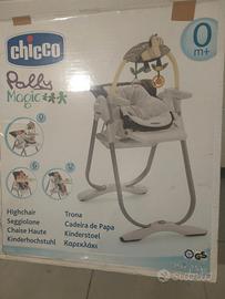 Seggiolone Chicco kit completo pappa sdraietta