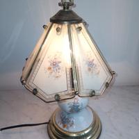 Lampada in ceramica e vetro 