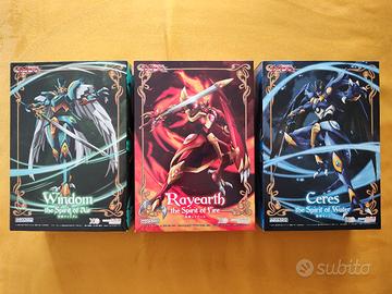 3 figure MAGIC KNIGHT RAYEARTH - Nuove Sigillate 