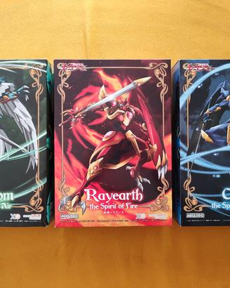 3 figure MAGIC KNIGHT RAYEARTH - Nuove Sigillate 