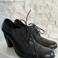 Francesine nere con tacco