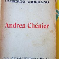 Libretto d'opera: Andrea Chénier (U.Giordano) 1930