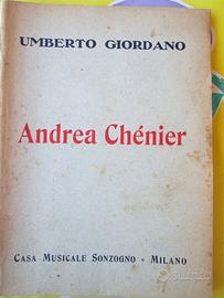 Libretto d'opera: Andrea Chénier (U.Giordano) 1930