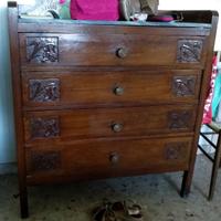 Cassettiera siciliana antica 