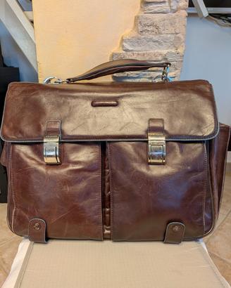 Cartella Porta PC Piquadro Blue Square in Pelle 