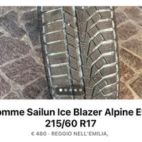 Gomme Sailun Ice Blazer Alpine Evo 215/60 R17