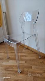 Set 4 sedie trasparenti ARIA firmate Bontempi Casa