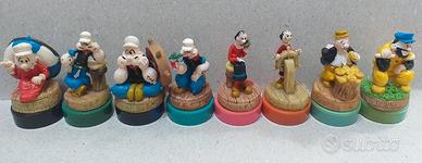 Timbri rari POPEYE set completo 8 pezzi - 1998