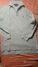 polo grigia maniche lunghe Ralph Lauren unisex