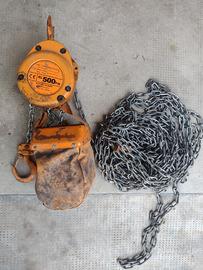 Paranco manuale w ll 500 kito corp japan