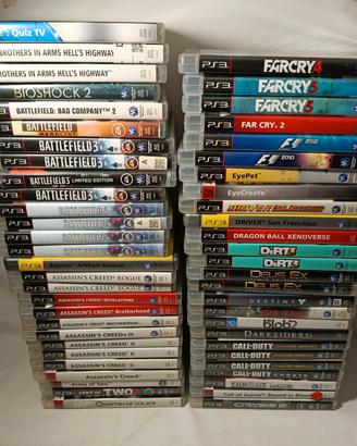 lotto videogiochi PlayStation 3 tutti multilingua 