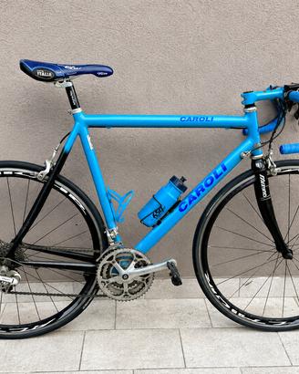 Bici da corsa CAROLI alluminio + forcella carbonio
